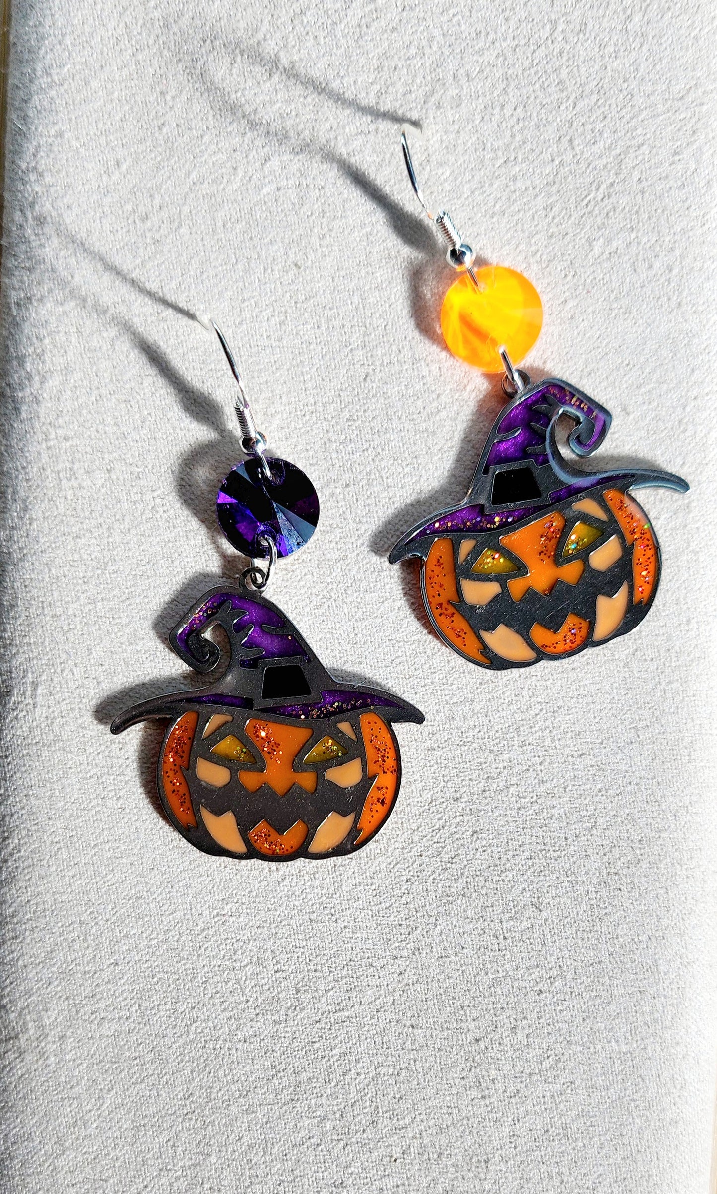 Boucles d'oreilles citrouilles