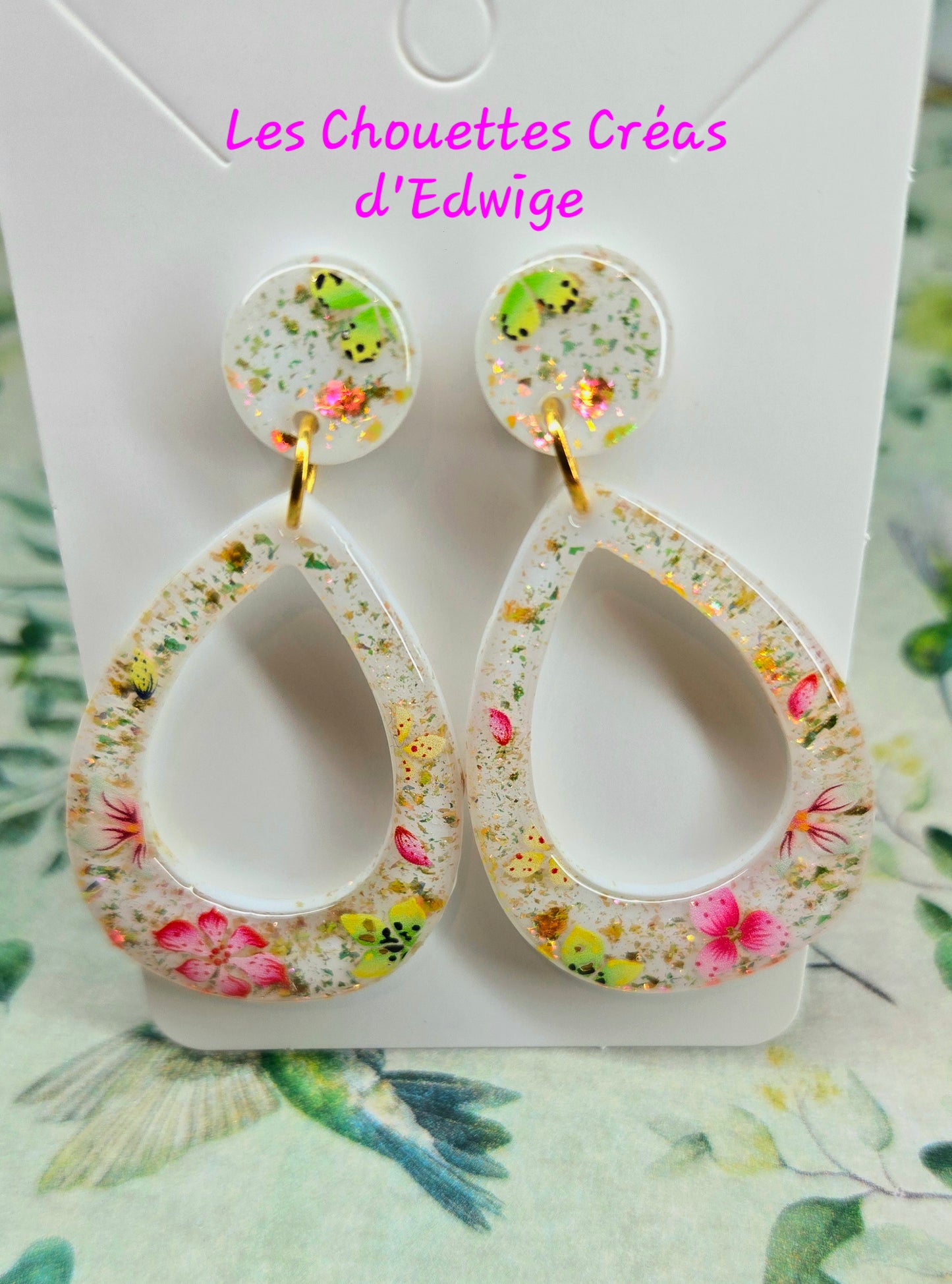 Boucles d'oreilles longues créoles
