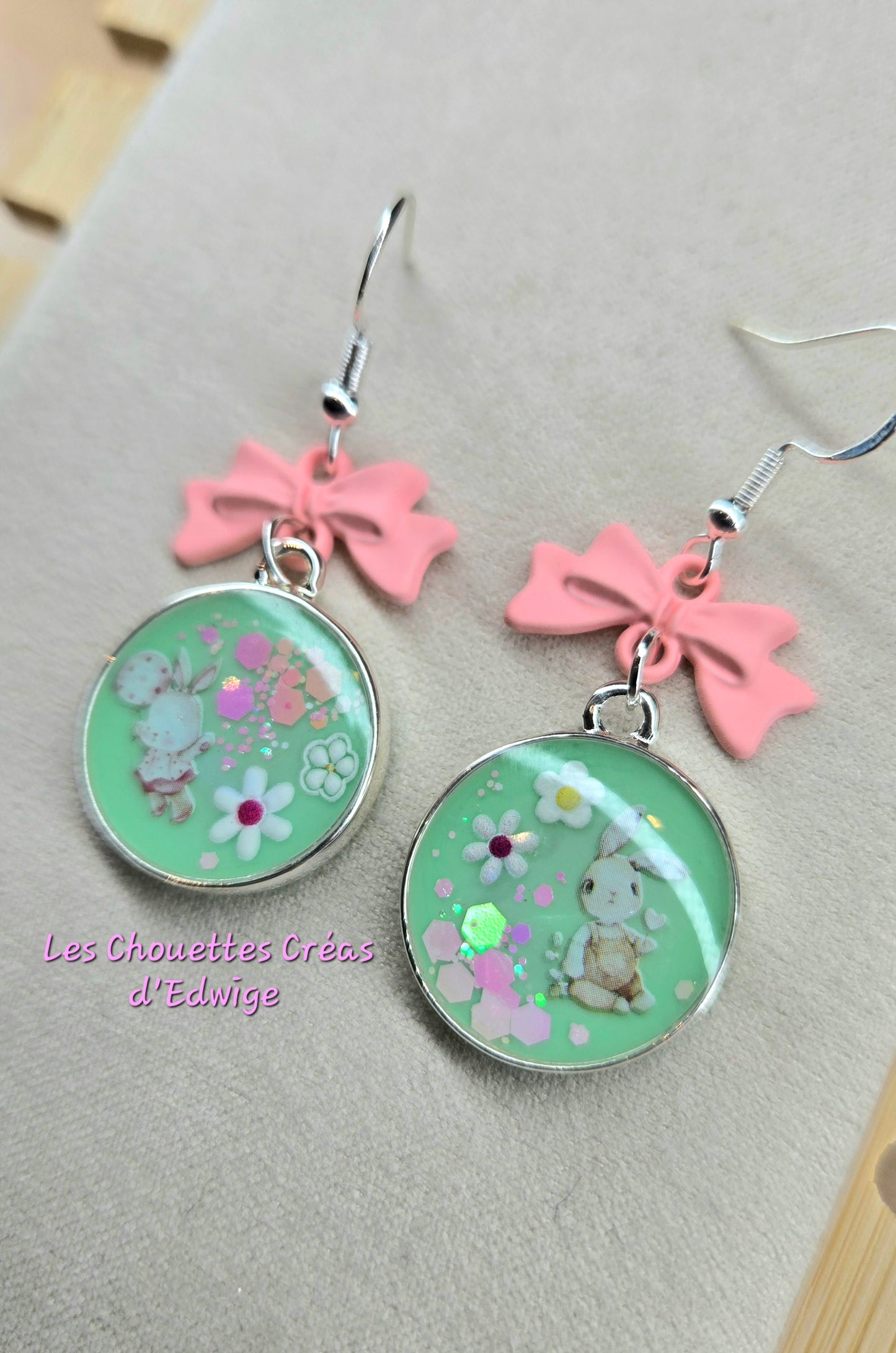 Boucles d'oreilles lapinous