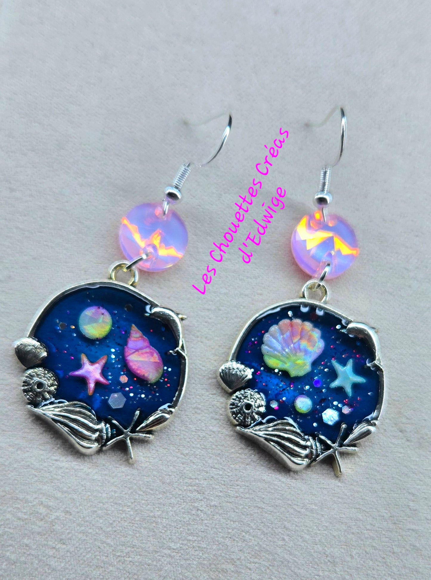 Boucles d'oreilles coquillages