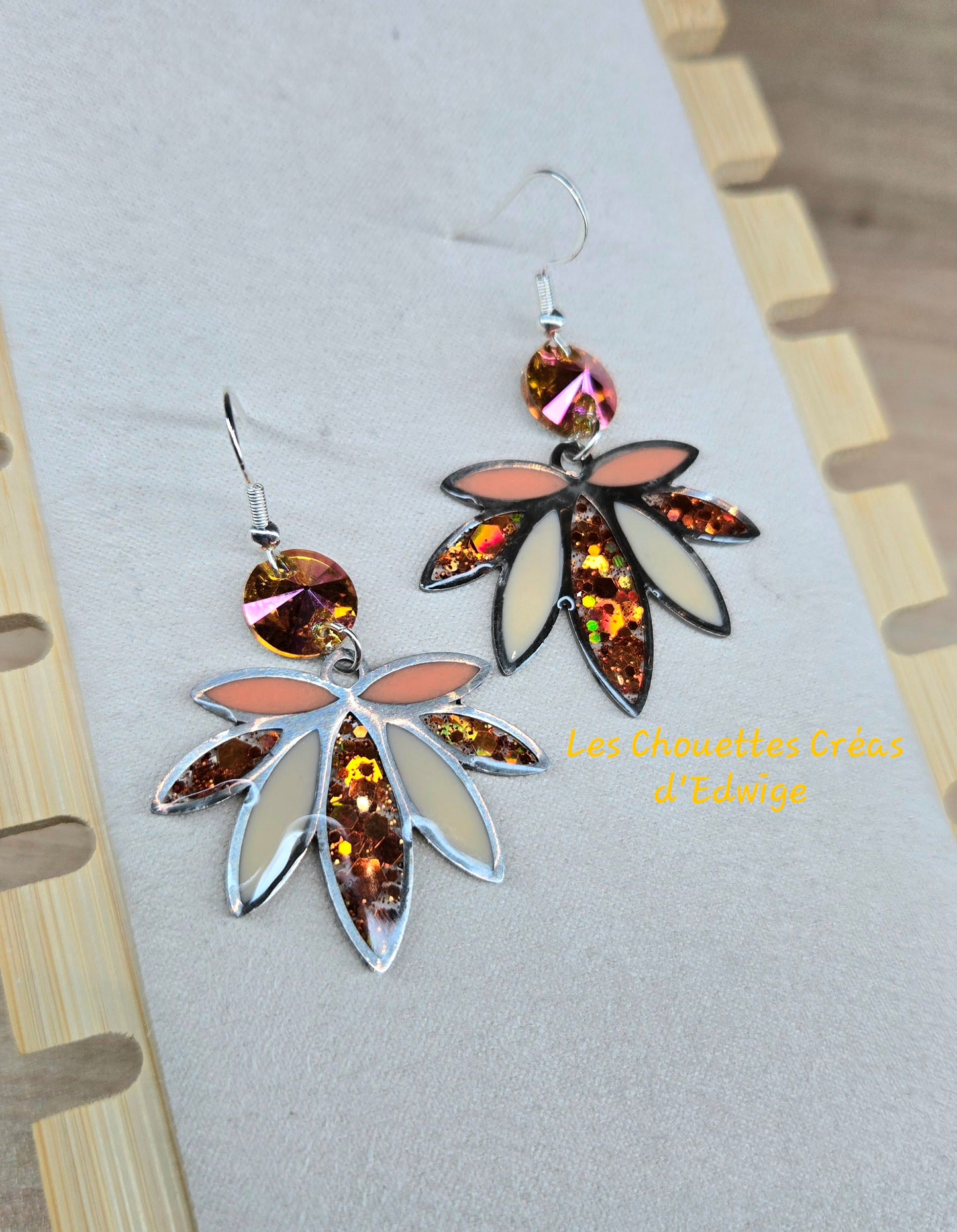 Boucles d'oreilles feuilles
