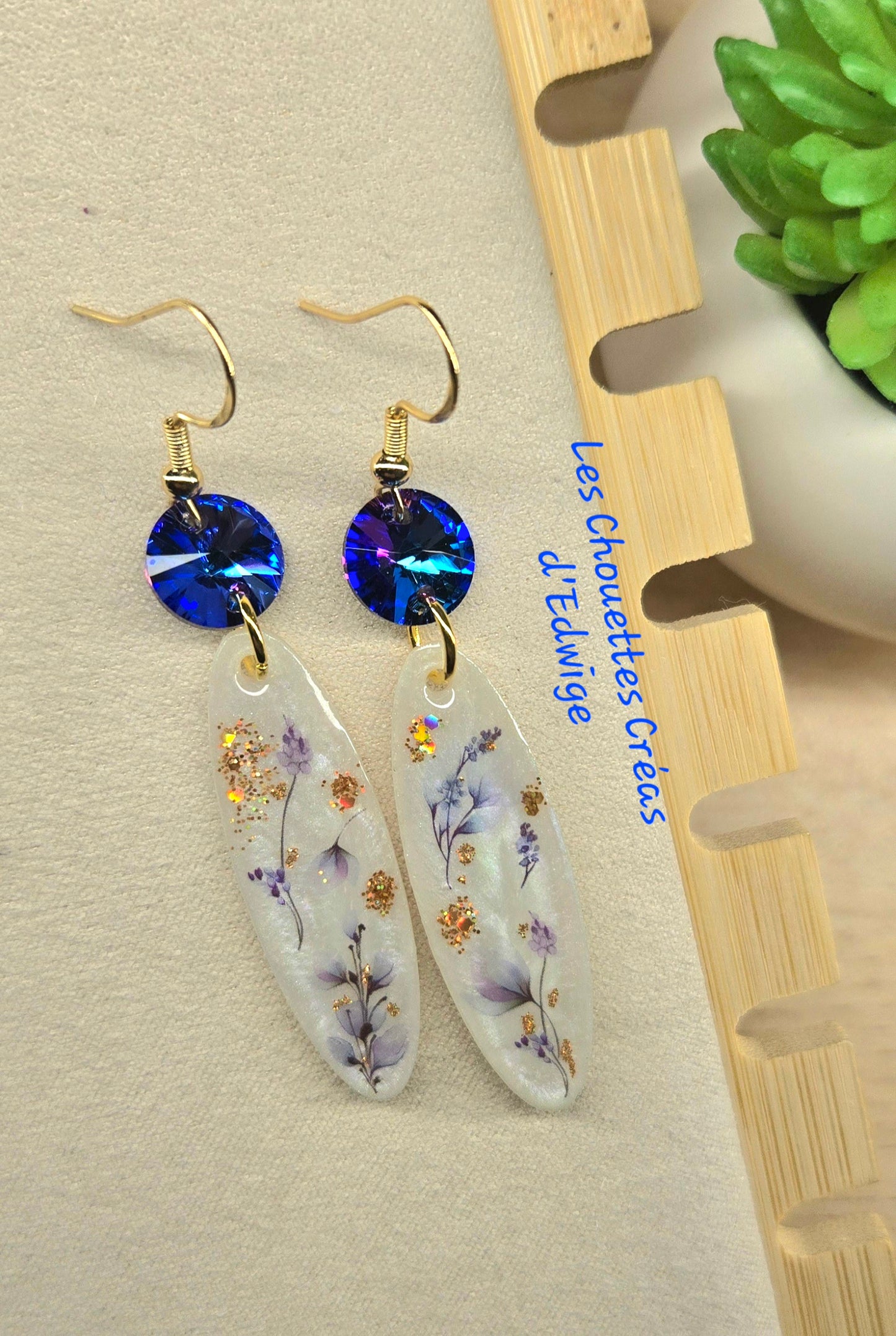 Boucles d'oreilles fleurs élégantes