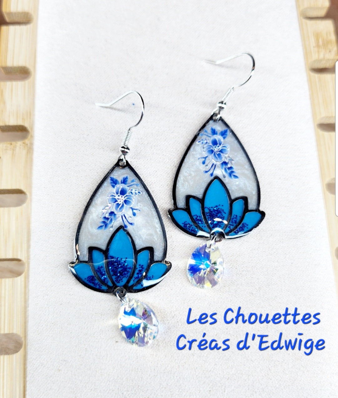 Boucles d'oreilles lotus