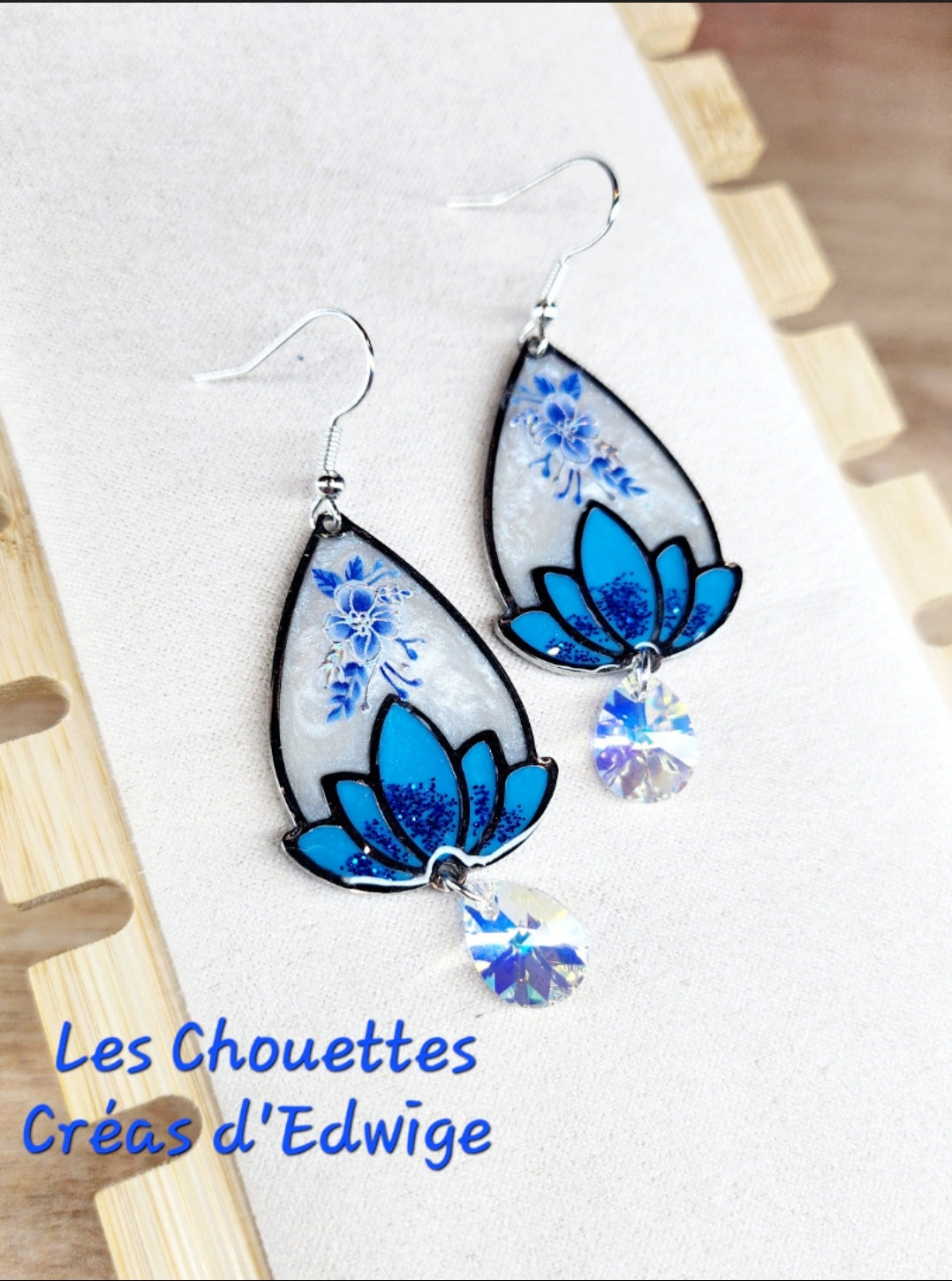 Boucles d'oreilles lotus