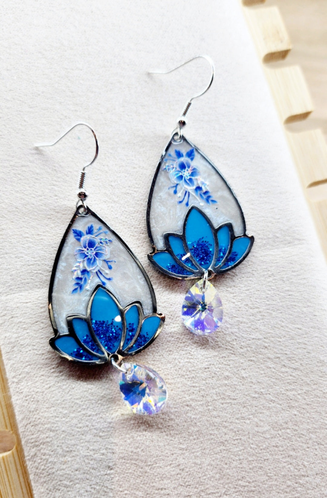 Boucles d'oreilles lotus