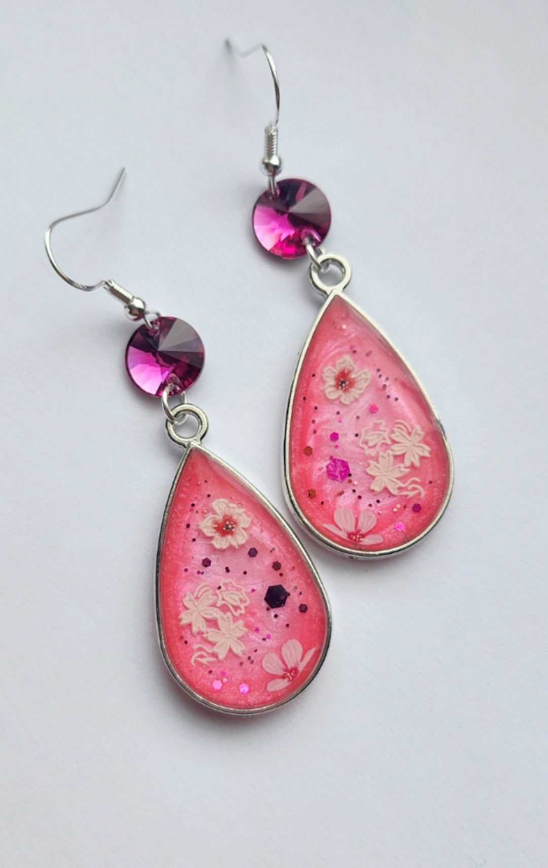 Boucles d'oreilles sakura