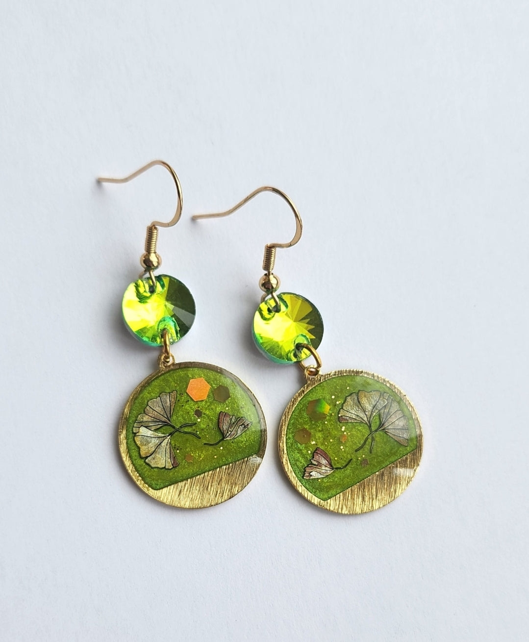 Boucles d'oreilles Ginkgo