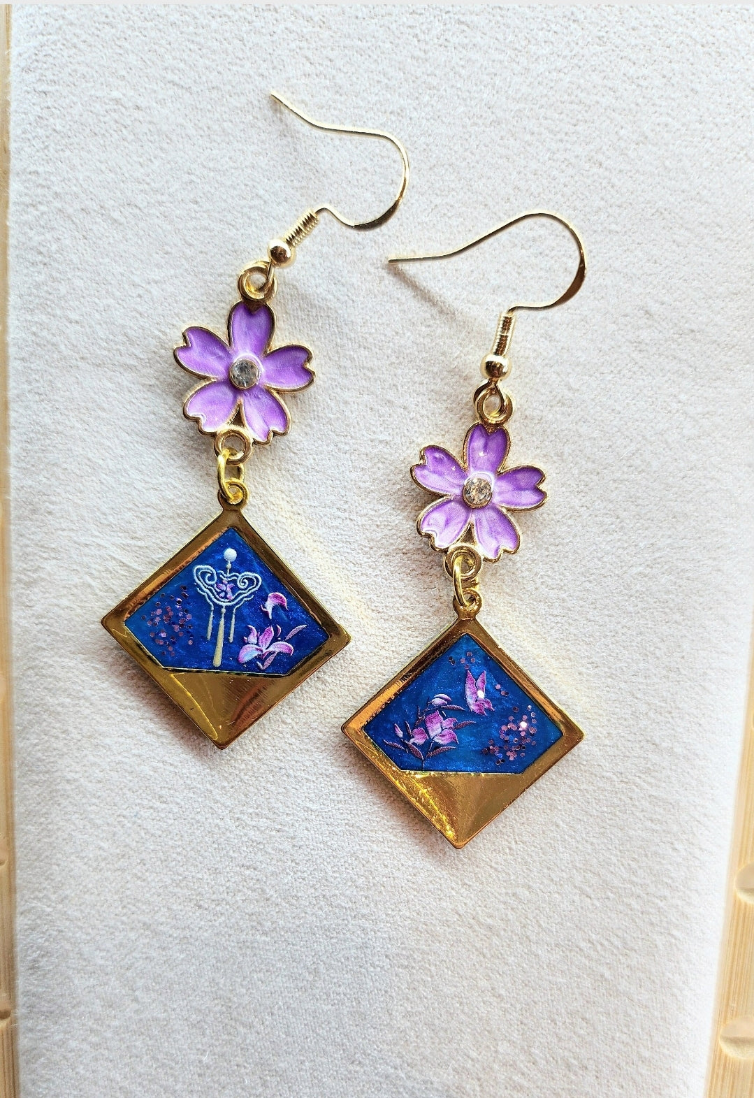 Boucles d'oreilles sakura