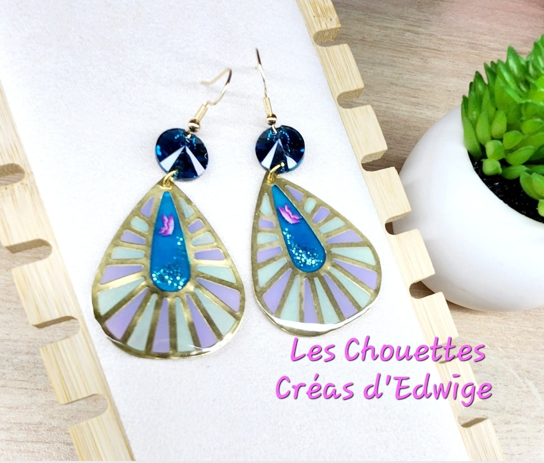 Boucles d'oreilles ethniques fantaisie