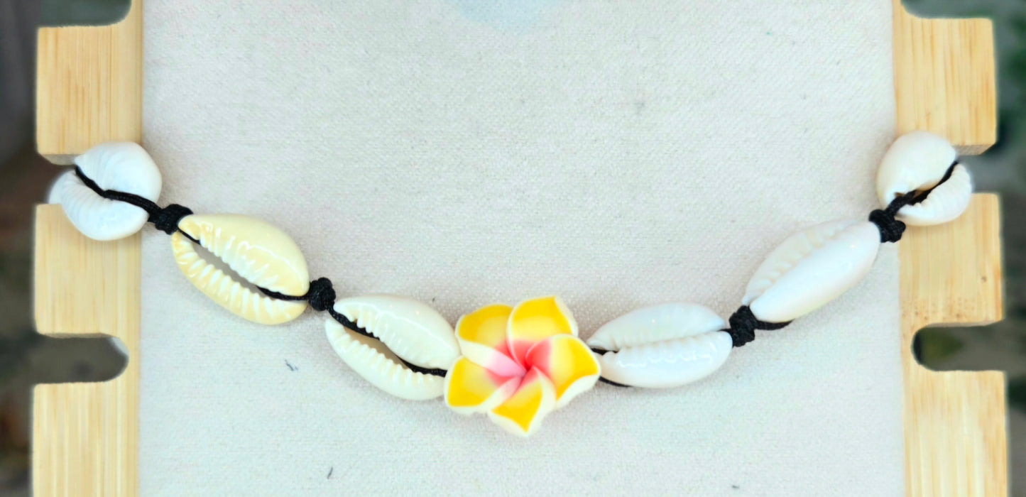 Bracelet de cheville coquillages