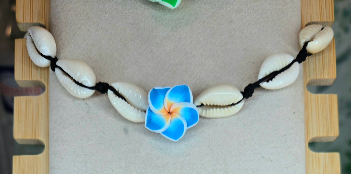 Bracelet de cheville coquillages