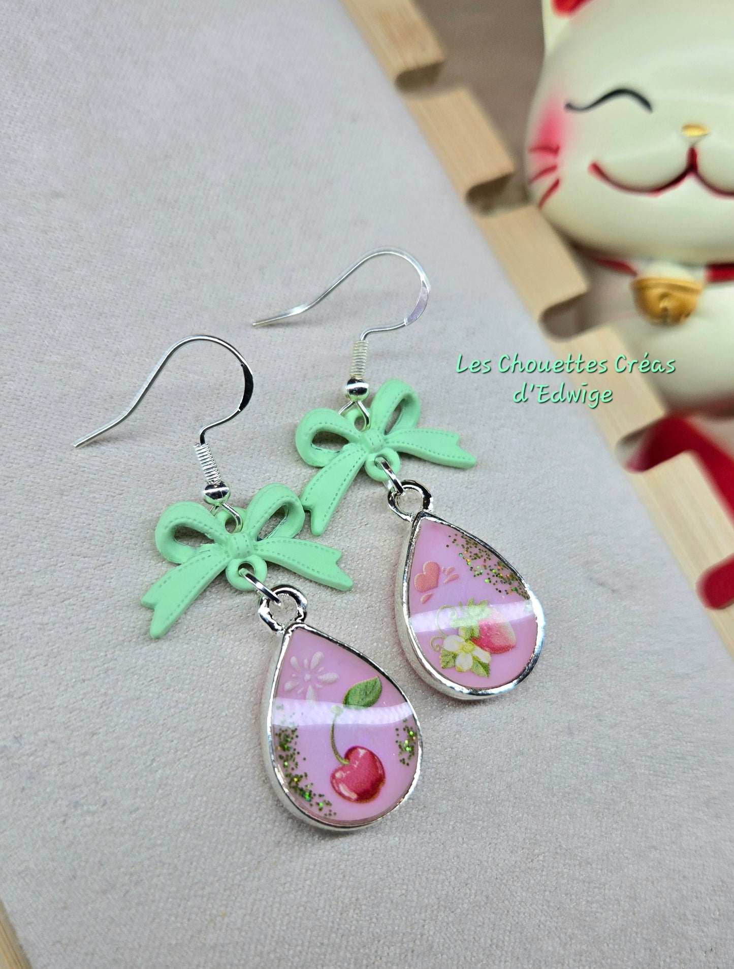 Boucles d'oreilles fleurs