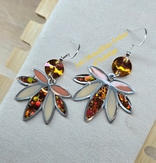 Boucles d'oreilles feuilles