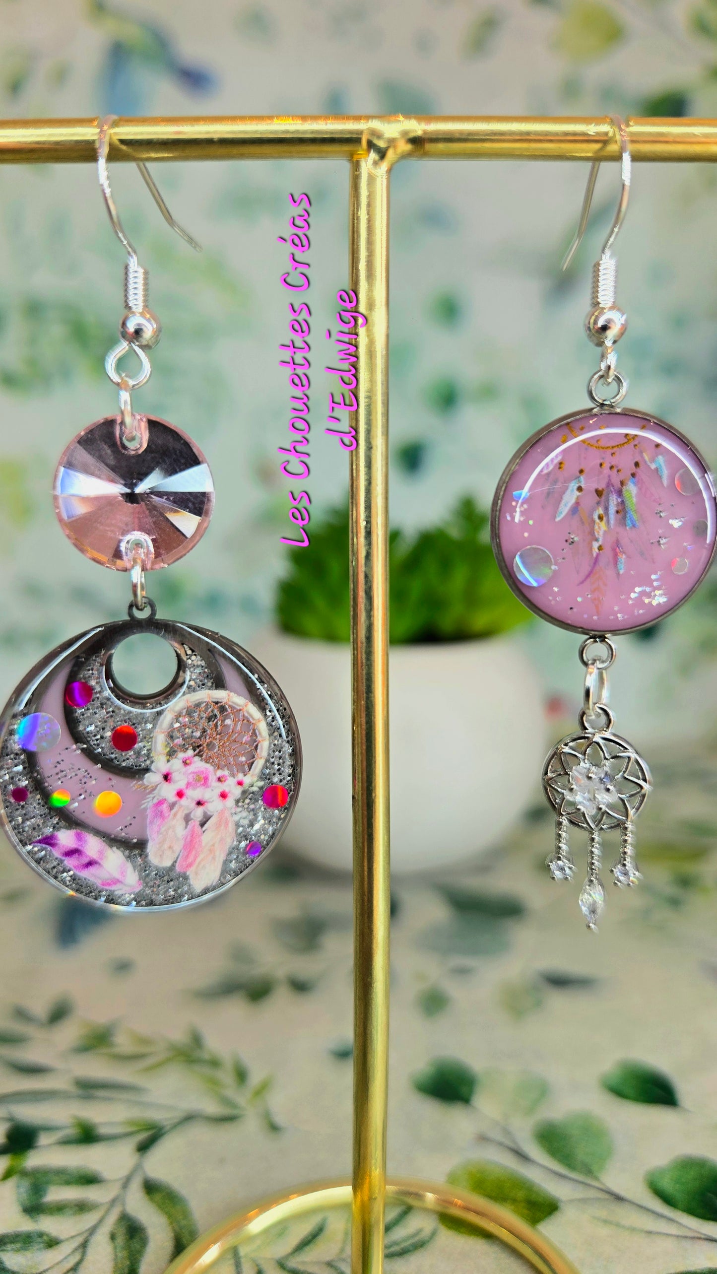 Boucles d'oreilles attrape-rêves