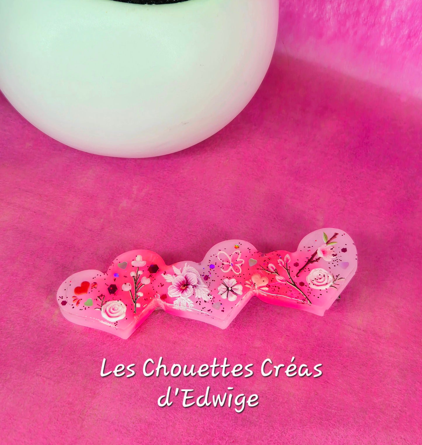Barrette cœurs