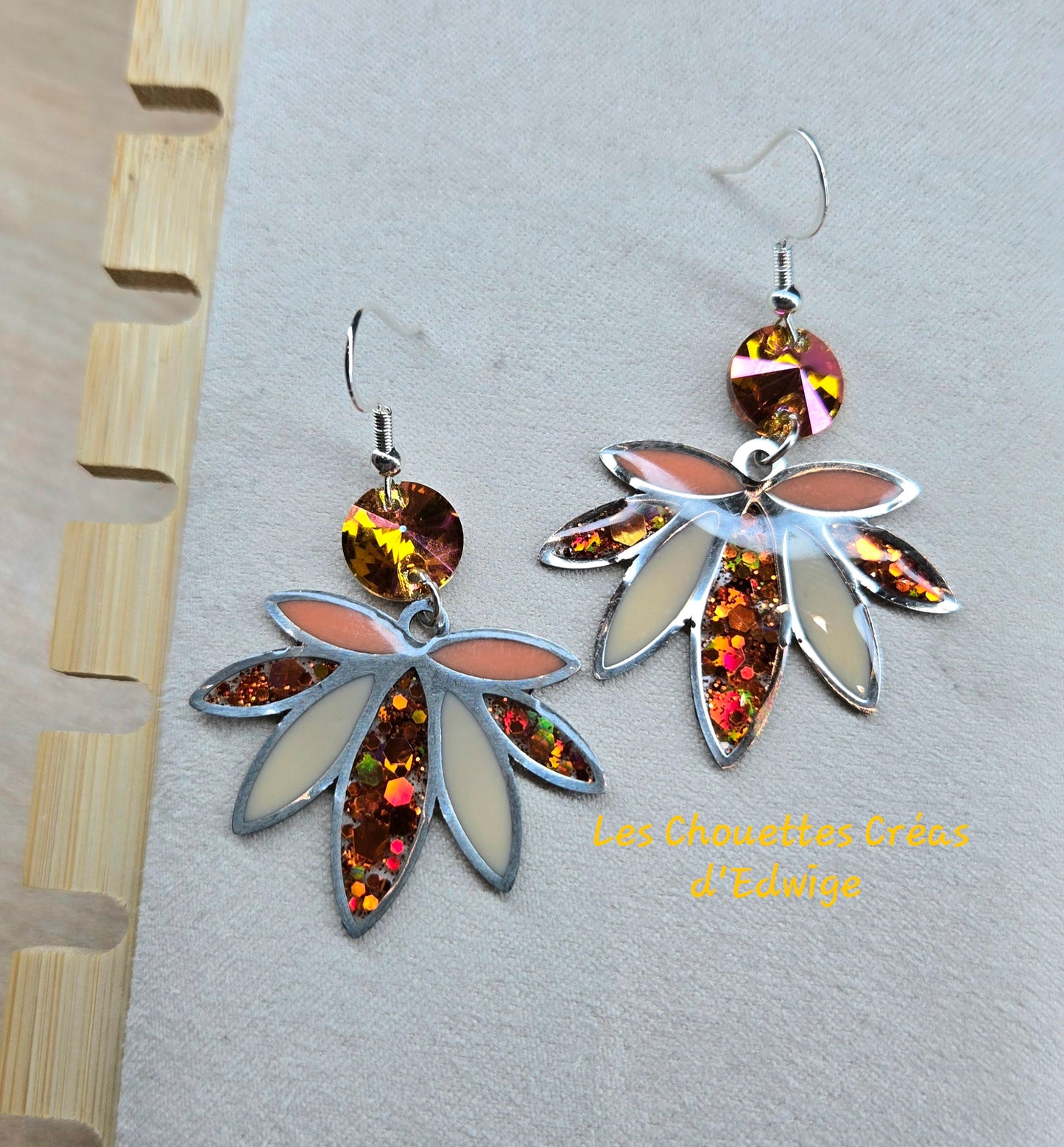 Boucles d'oreilles feuilles