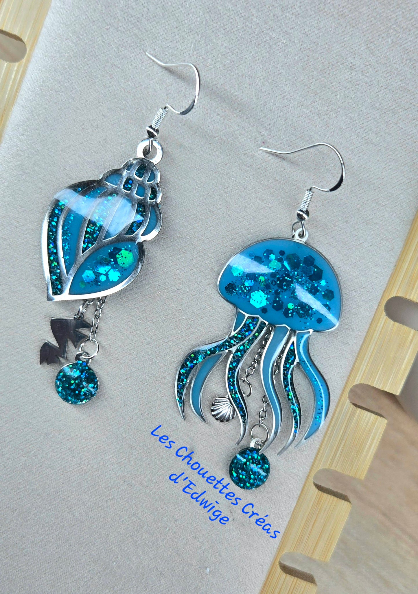 Boucles d'oreilles sous-marines