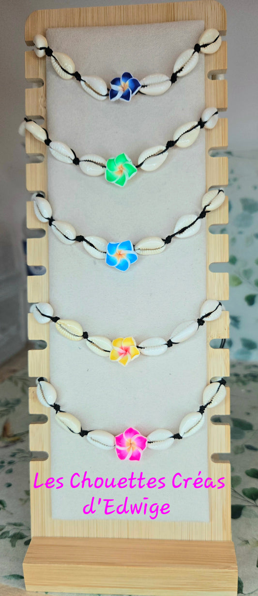 Bracelet de cheville coquillages