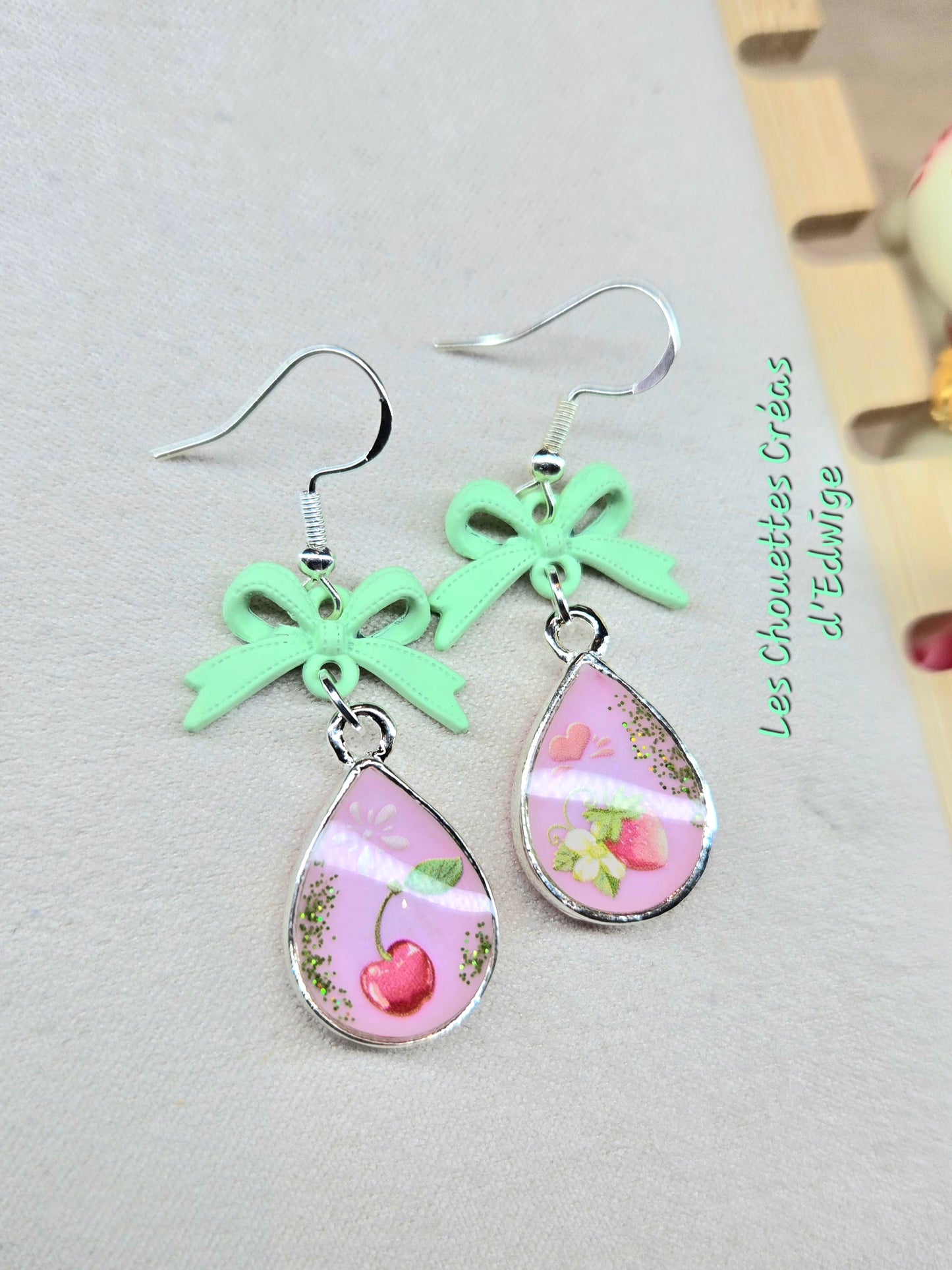 Boucles d'oreilles fleurs