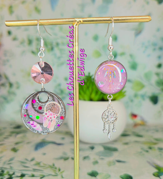 Boucles d'oreilles attrape-rêves