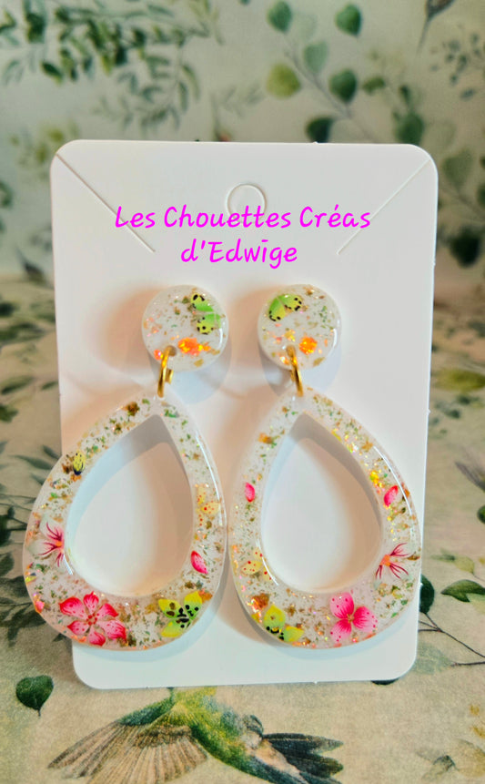 Boucles d'oreilles longues créoles