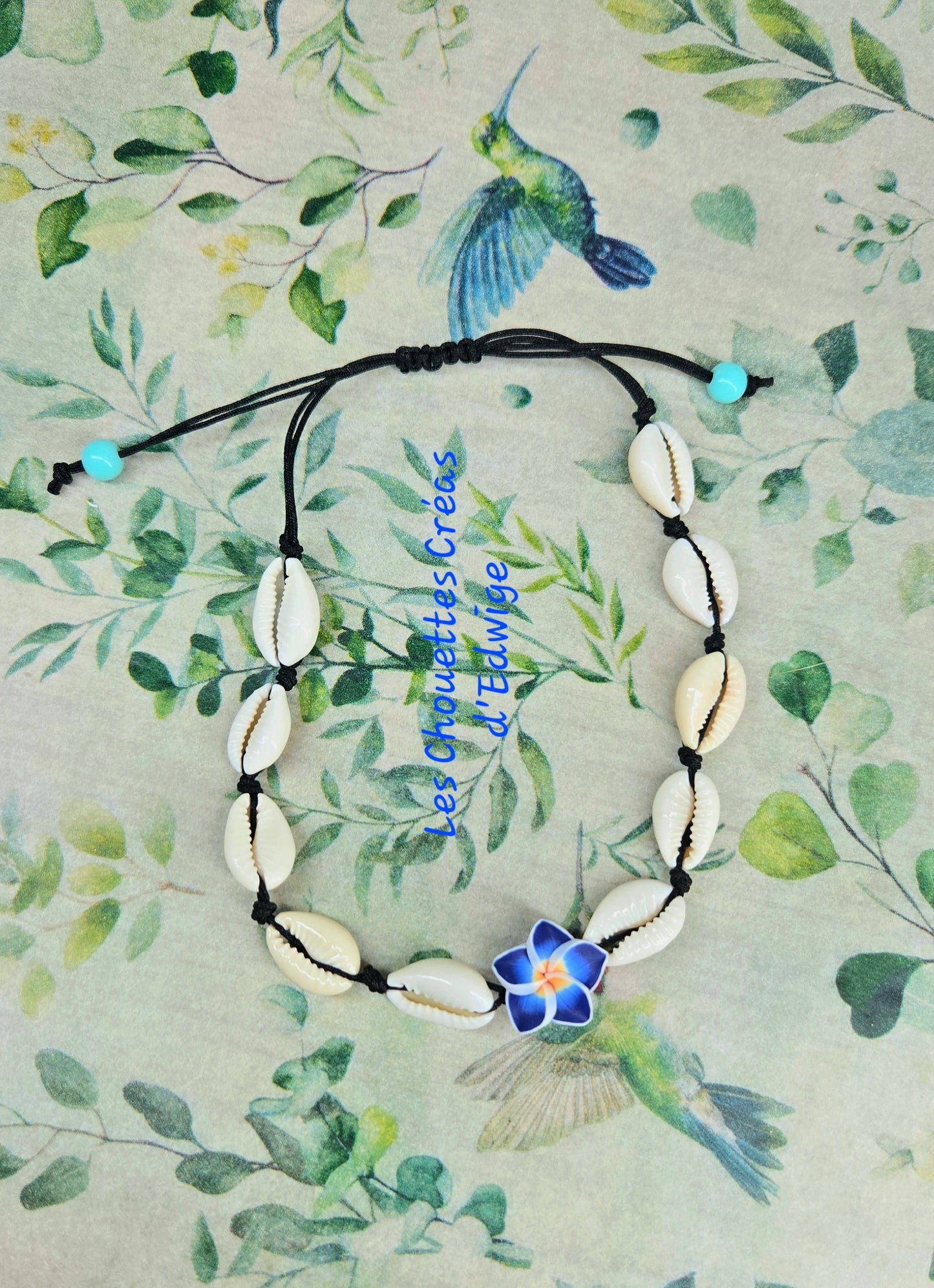 Bracelet de cheville coquillages