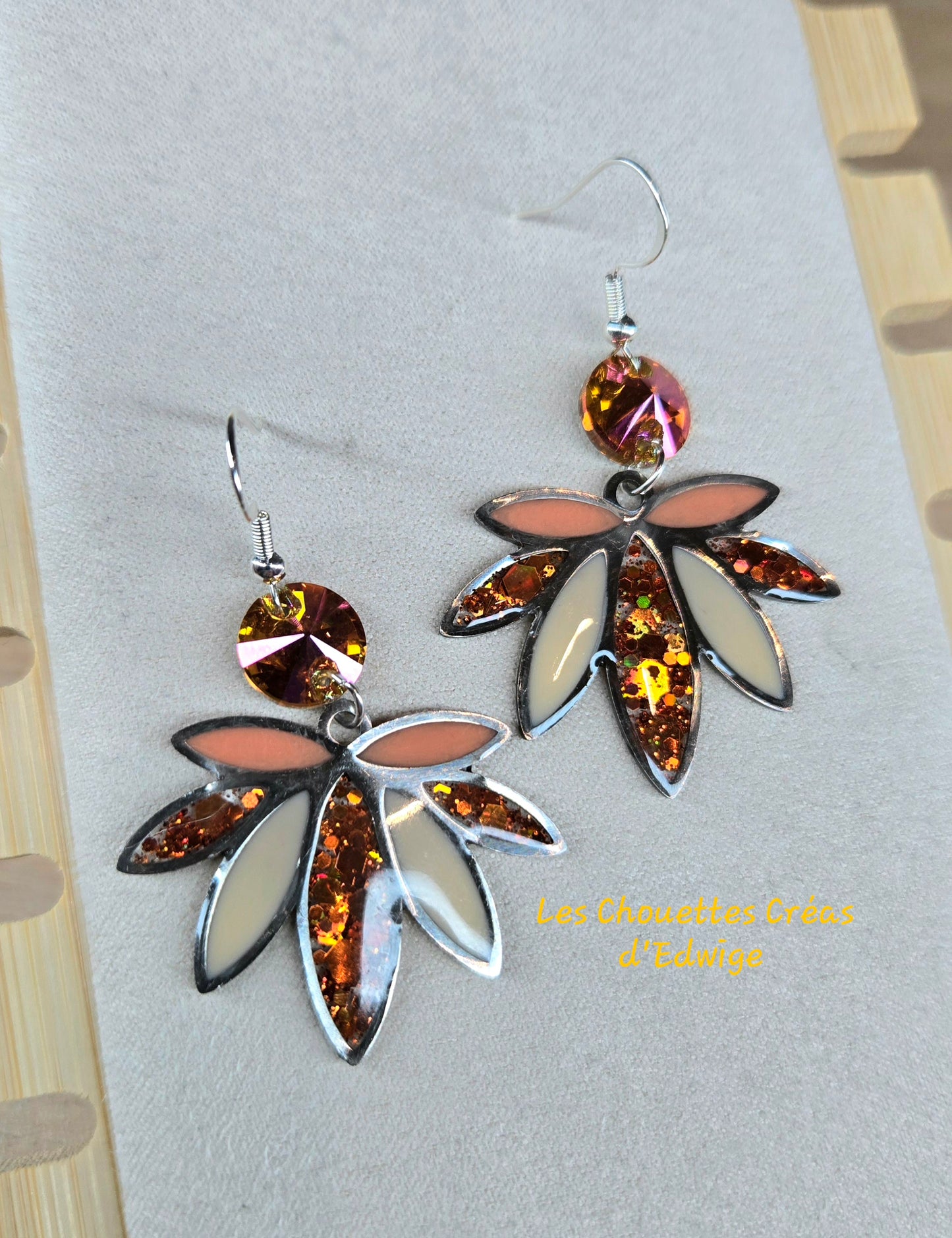 Boucles d'oreilles feuilles