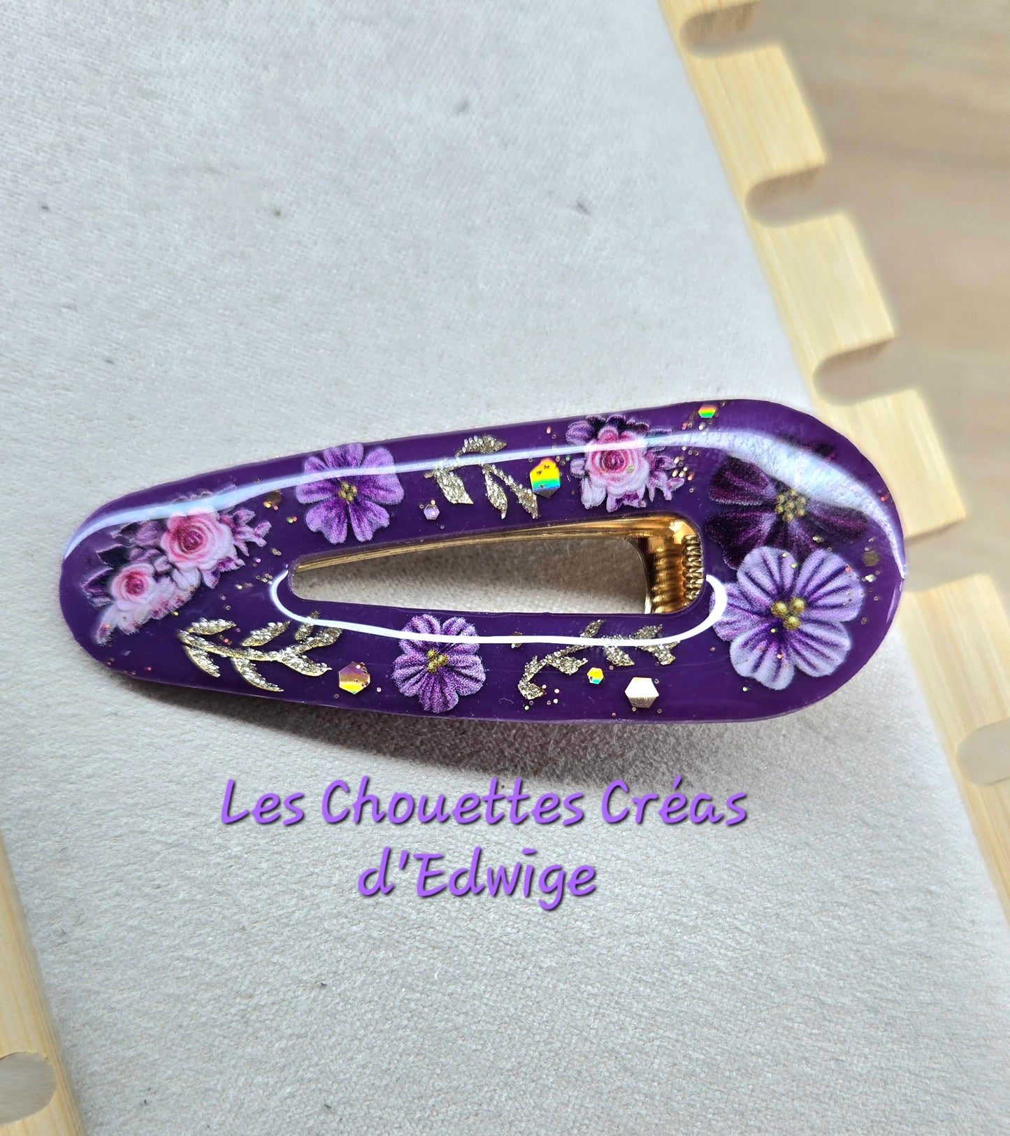 Barrette violette