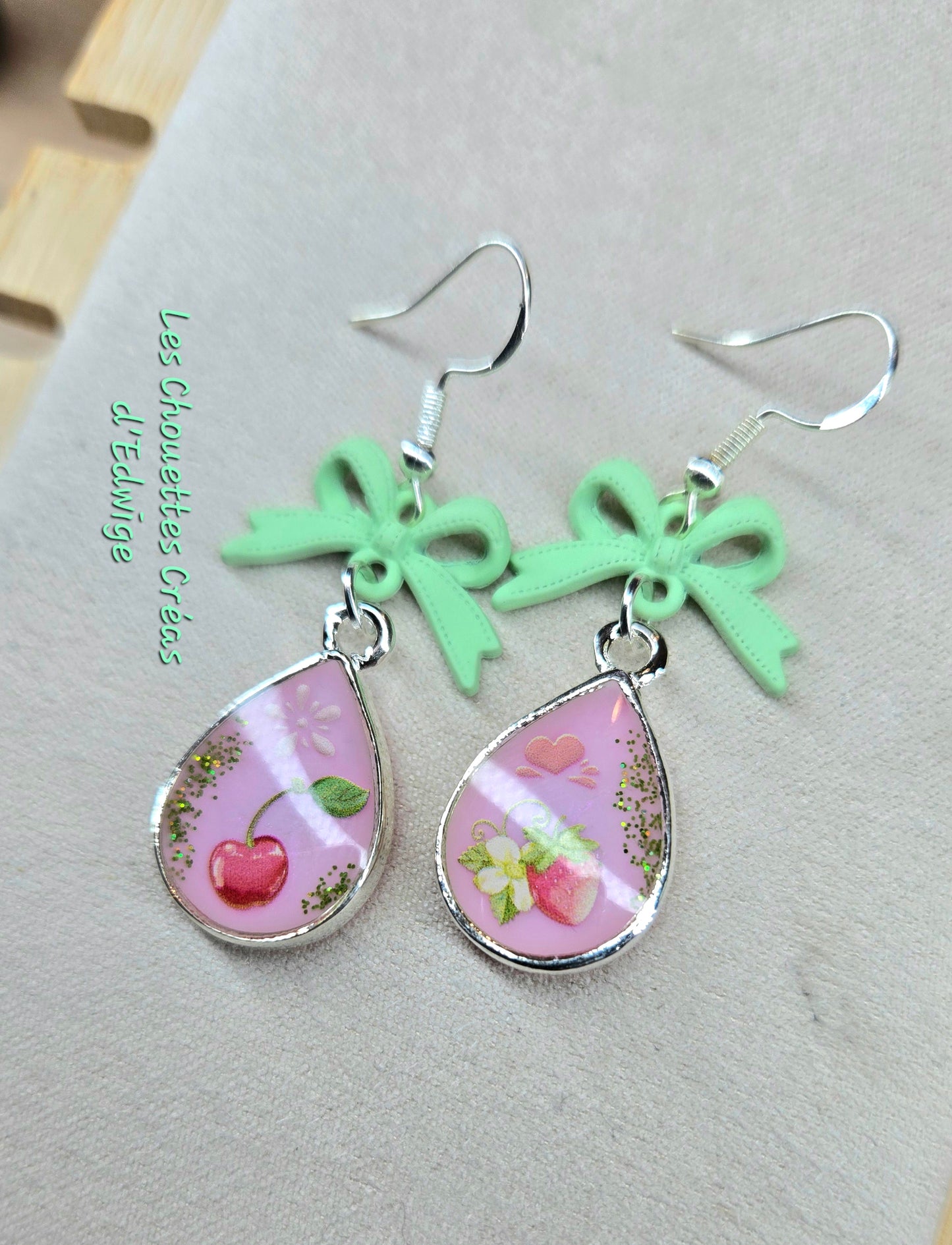 Boucles d'oreilles fleurs