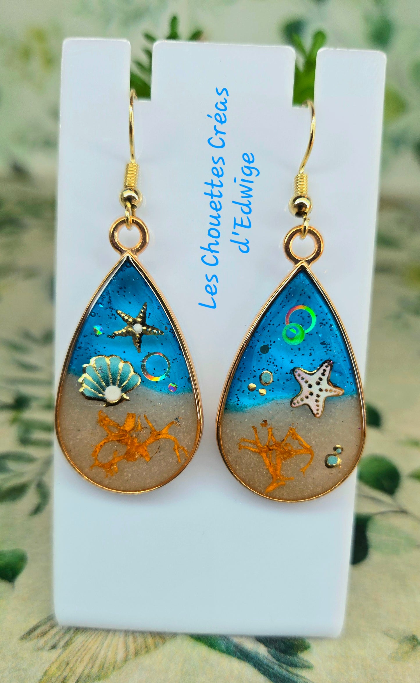 Boucles d'oreilles océaniques