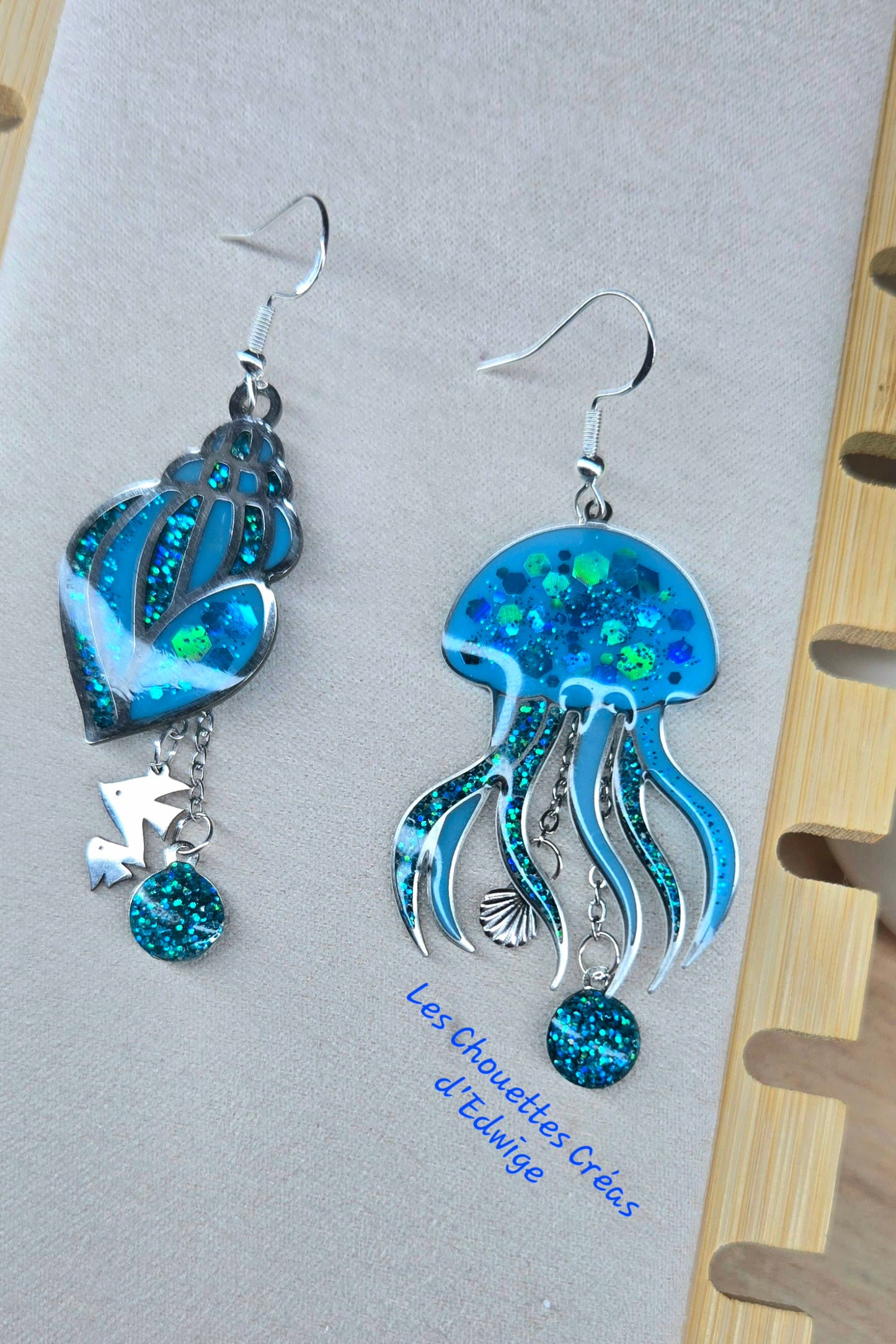 Boucles d'oreilles sous-marines